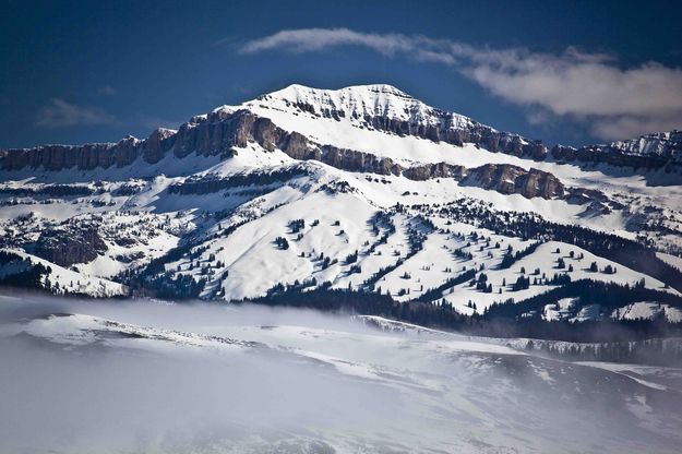 Morning Sun On Corner Peak. Photo by Dave Bell.