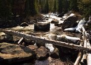 Boulder Creek At Second Bridge. Photo by Dave Bell.