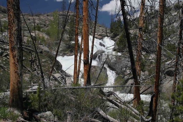 Roaring Boulder Creek Below Lake Ethel. Photo by Dave Bell.