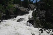 Thundering Upper Boulder Creek Falls. Photo by Dave Bell.