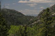 View Of Wyoming Range From Upper Canyon. Photo by Dave Bell.