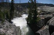 Lake Ethel Outlet Chute--Looking Downstream. Photo by Dave Bell.