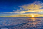 Sunset On The Icefields. Photo by Dave Bell.