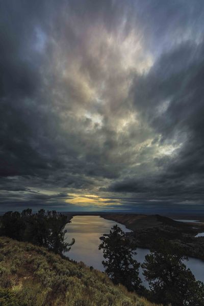 Sunset Before The Storm. Photo by Dave Bell.