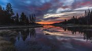 Soda Lake Sunrise--The Beginning!. Photo by Dave Bell.