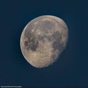 Waning Moon At 82.7%. Photo by Dave Bell.