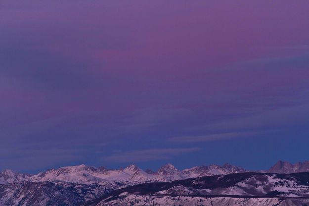 Alpenglow. Photo by Dave Bell.