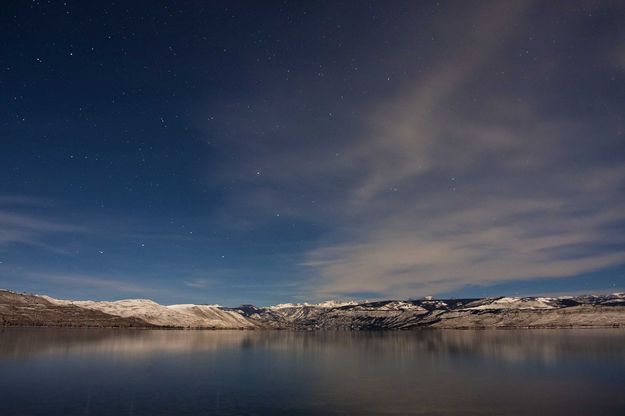 NIght Sky Over Fremont Lake. Photo by Dave Bell.