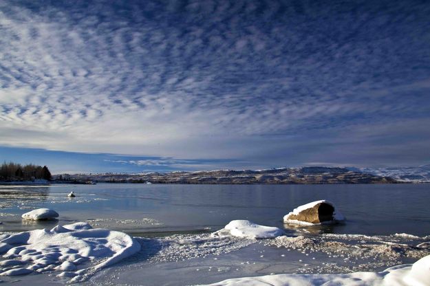 Sandy Beach Ice. Photo by Dave Bell.