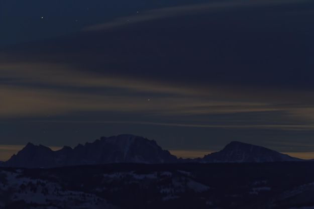 Night Over The Mountains. Photo by Dave Bell.