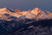Gannett Peak (L). Photo by Dave Bell.