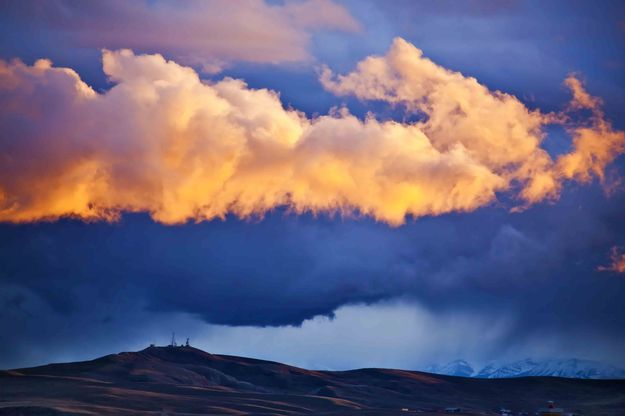 Sunlight Over Mt. Airy. Photo by Dave Bell.