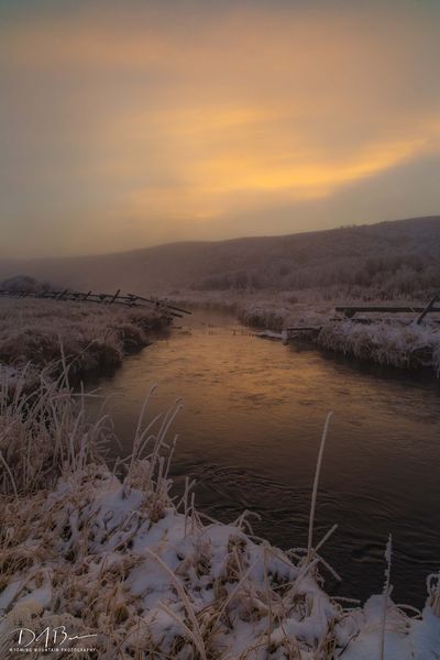 Forty Rod Creek Sunrise. Photo by Dave Bell.