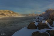 Steaming At Minus 10F. Photo by Dave Bell.