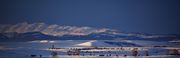 Sawtooth Sundown Pano. Photo by Dave Bell.