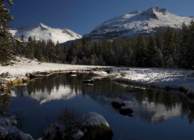 Schiestler Peak Reflection. Photo by Dave Bell.