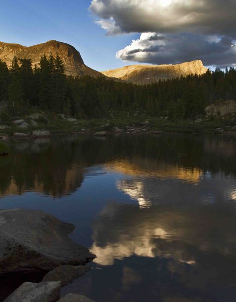 Johnson Pond Reflection. Photo by Dave Bell.