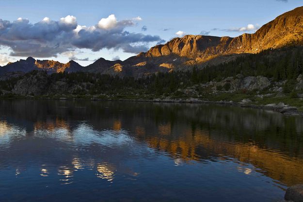 Lower Cook Lake Sunset. Photo by Dave Bell.