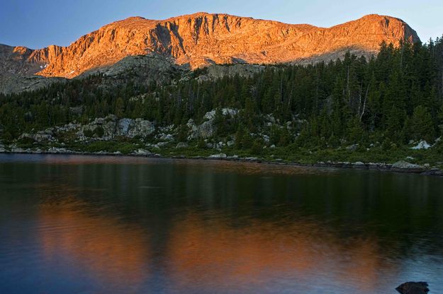 Sunset Over Lower Cook Lake. Photo by Dave Bell.