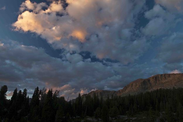 Puffy Cloud Sunset. Photo by Dave Bell.