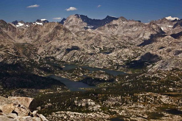 Cook Lakes From Mt. Baldy. Photo by Dave Bell.