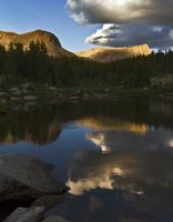 Johnson Pond Reflection. Photo by Dave Bell.