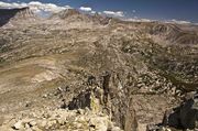 Angel Pass From Mt. Baldy. Photo by Dave Bell.