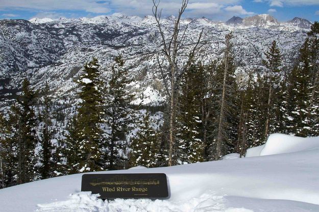 Wind River Range (Saturday). Photo by Dave Bell.