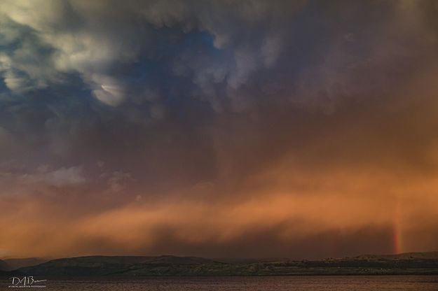 Stormy Rainbow. Photo by Dave Bell.