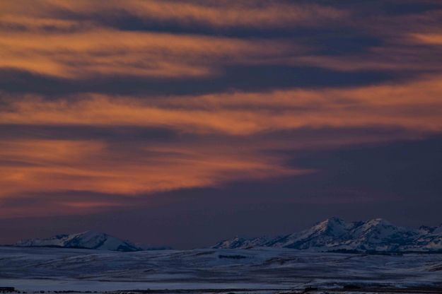 Alpenglow!. Photo by Dave Bell.