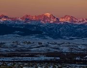 Last Light On Fremont Peak. Photo by Dave Bell.