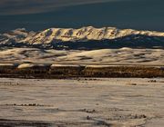 Late Afternoon Sun And Daniel Valley. Photo by Dave Bell.