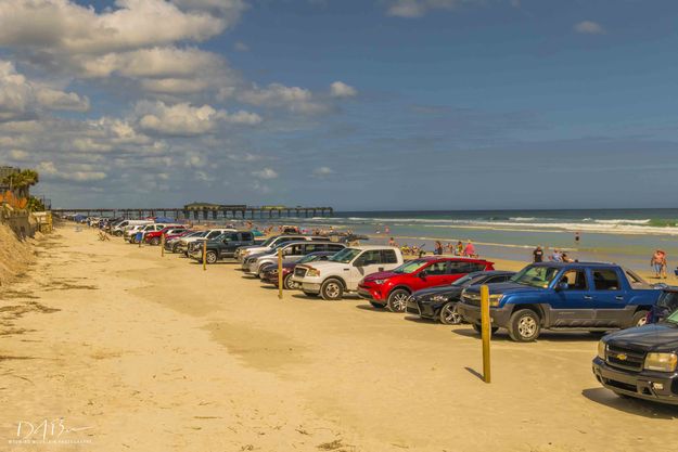 Busy Daytona Beach. Photo by Dave Bell.