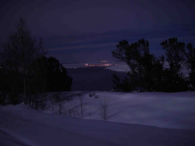 Fremont Lake Under Moonlight. Photo by Dave Bell.