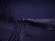 Pinedale Lights and Big Piney In The Distance. Photo by Dave Bell.