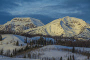 Palmer (R) and Steamboat Peaks. Photo by Dave Bell.