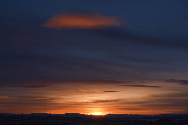 Wyoming Range Sunset. Photo by Dave Bell.