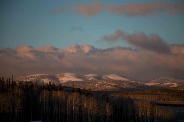 Morning On Wyoming Range. Photo by Dave Bell.