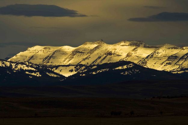 Sunlight On The Sawtooth. Photo by Dave Bell.