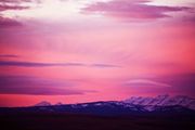 Sawtooth Alpenglow. Photo by Dave Bell.