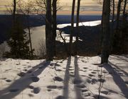Shadows Overlooking Fremont Lake. Photo by Dave Bell.