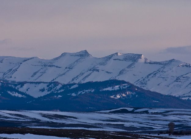 Early Sunrise On Sawtooth. Photo by Dave Bell.