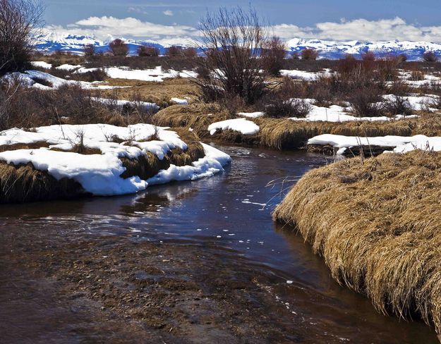 Running Water--Finally!. Photo by Dave Bell.