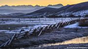 Wind River Range Sunrise Silhouette. Photo by Dave Bell.