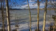 Spring Arrives On Fremont Lake (sorta). Photo by Dave Bell.