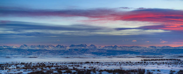 Winter Morning On The Continental Divide. Photo by Dave Bell.