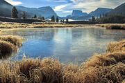 Frozen Pond. Photo by Dave Bell.