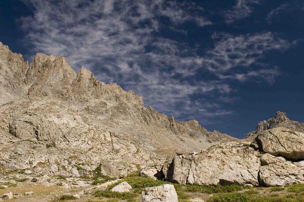 High Cirrus Above Ridglines. Photo by Dave Bell.