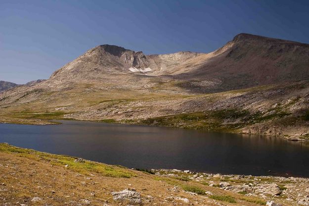 Round Top Mtn and Beth Lake. Photo by Dave Bell.