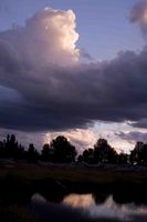 Sunset Clouds At Lake Prue. Photo by Dave Bell.